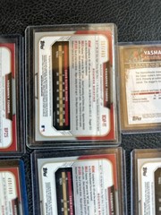 YASMANY TOMAS 2015 1st BOWMAN CHROME REFRACTOR 8 Card LOT RC AUTOs