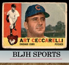 1960 Topps #156 Art Ceccarelli Chicago Cubs (C)