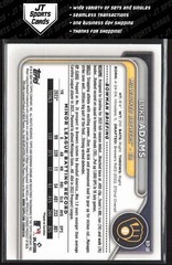 2024 Bowman Luke Adams BCP-50 1st Chrome | Milwaukee Brewers