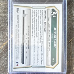 2026 Bowman Chrome Reptilian Pink Breyson Guedez Athletics 1st RC BCP-32 020/199
