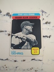 1973 Topps – All-Time Leaders Lou Gehrig #472
