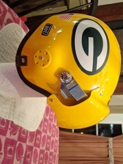 Green Bay Full Size Aviation Fighter Jet Helmet