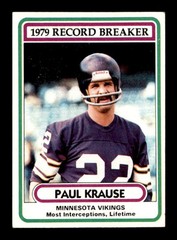 1980 Topps #4 Paul Krause RB EXMT X3290235