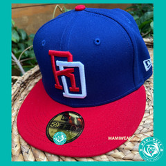 Dominican Republic World Baseball Classic Fitted Hat New Era 59FIFTY Blue Size 7