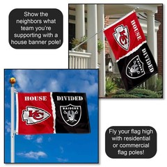 House Divided Flag – Chiefs vs Raiders