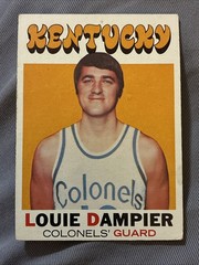 Topps 1970-71 Louie Dampier #224 Kentucky Colonels ABA Basketball Card Base