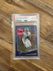 2023 Clearly Donruss Blue /99 #17 Amon-Ra St. Brown PSA 10 Color Match! Lions