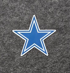 Dallas Cowboys Inspired Logo NFL Holographic Vinyl Decal/Sticker 2 inches