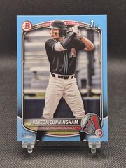 2025 Bowman Draft Sky Blue /499 Kayson Cunningham #BD-84
