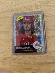 Topps 2022 Chrome Platinum Anniversary Jonathan India Reds #276 Sparkle /150