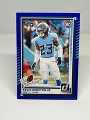 Kevin Winston Jr 2025 Donruss Rookies & Highlights Blue /25 Titans #DRH-46
