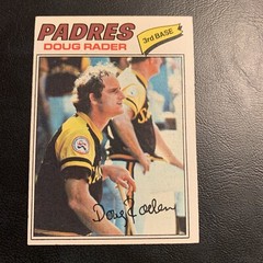 #9 Doug Rader San Diego padres￼ 1977 Topps Cb5