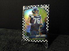 2025 Panini Prizm Grey Zabel Black And White Checkerboard Prizm (RC) SP