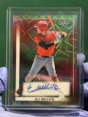 2026 Leaf Vivid – ELI WILLITS RC AUTO #BA-EW1 – GREEN LASER PRISMATIC – SP #4/10