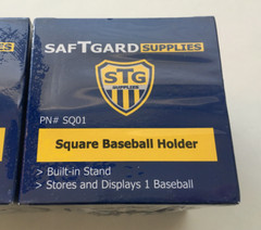 Saftgard Supplies STG Square Baseball Display Holder SQ01 Lot Set of 2