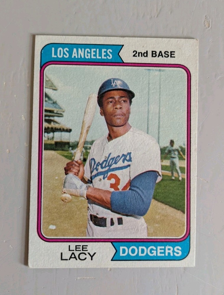 1974 Topps Baseball – Lee Lacy #658 VG Los Angeles Dodgers