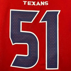 Will/#51/Anderson/Jr/Texans/Stitched/Jersey/Red/S/M/L/XL/2XL/3XL/4XL