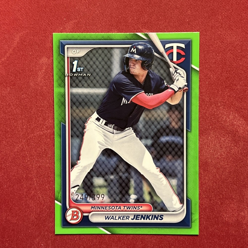 2024 Bowman Walker Jenkins Green 1st Paper /399 #BP-43 Twins