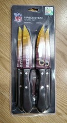 Washington Redskins Steak Knife Set – 4 Pack [NEW] NFL Chef Kitchen Knives