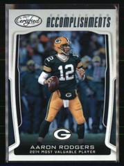 Aaron Rodgers 2017 Panini Certified #CA-AR Football Card