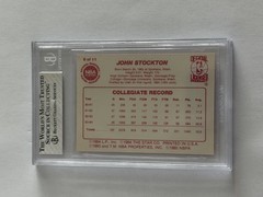 1985-86 Star All-Rookie Team – John Stockton #8 BGS 7 NEAR MINT