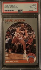 1990 NBA Hoops #205 Mark Jackson w/ The Menendez Brothers PSA 10 GEM MINT