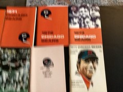 Lot of (11) Chicago Bears Official media guides 1970 To 1979 Butkus Sayers -Cool