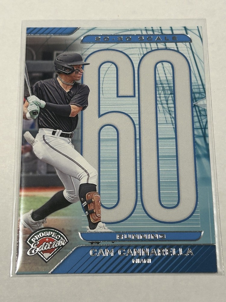 2025 Panini Prospect Edition – 20-80 Scale Cam Cannarella #3 (RC)