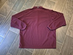 Antigua Men&rsquo;s Minnesota Golden Gophers Maroon Quarter Zip Pullover Textured