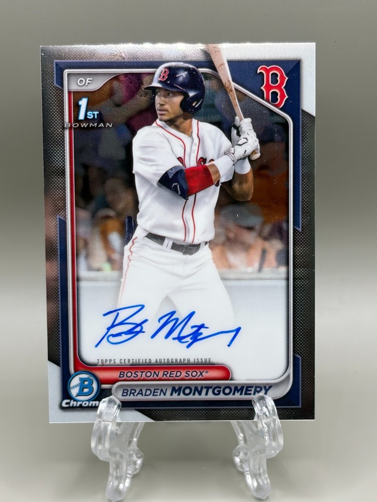2024 Bowman Draft Chrome Prospect Auto Braden Montgomery CPA-BM Autograph Rookie