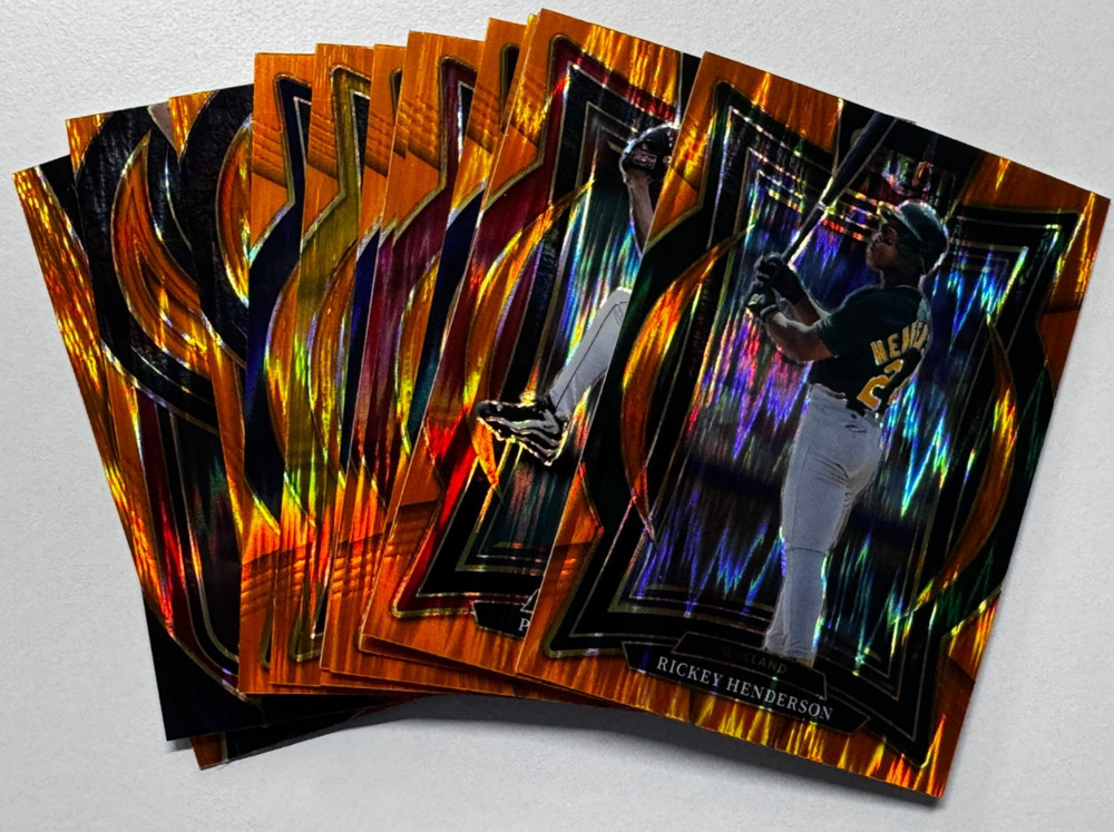 2025 Panini Select Orange Flash Prizm #1-300 – You Pick / Complete Your Set