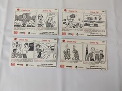 Vtg Set Of 10 Frito Lay Kansas City Chiefs Football Cards Law Enforcement Agency