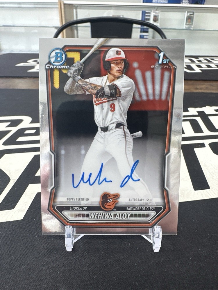 WEHIWA ALOY 2026 1ST BOWMAN CHROME PROSPECT ON CARD AUTO