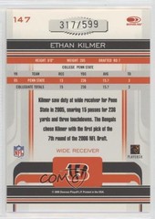 2006 Donruss Gridiron Gear Rookie 317/599 Ethan Kilmer #147 Rookie RC 1u9