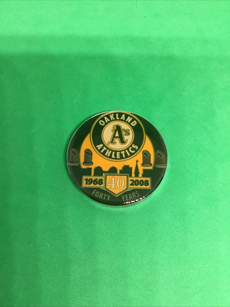 Oakland A’s 40 Years Commemorative Coin Salute To Armed Services 8/16/2008
