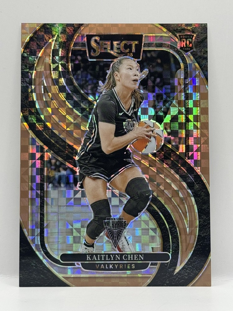 2025 Select WNBA Kaitlyn Chen Bronze Checkerboard /49￼Golden State Valkyries
