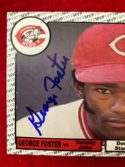 LIMITED to 52! GEORGE FOSTER Signed 1977 MVP HOME RUN SET 5/27/77 Card #7 of 52