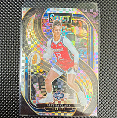 Panini 2025 Select WNBA Alysha Clark #152 Checkerboard Prizm Washington Mystics