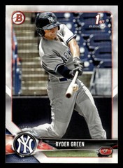 2018 Bowman Draft #BD-84 Ryder Green Card New York Yankees