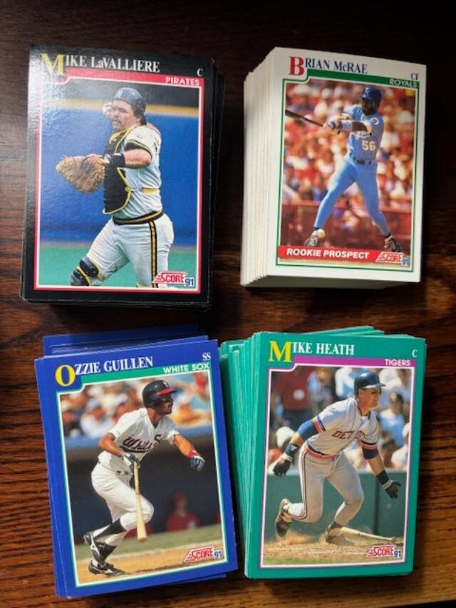 You Pick: 1991 Score Baseball Cards 1-406 (3+50%off)