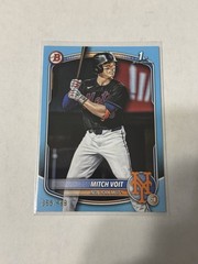 2025 Bowman Draft Mitch Voit Sky Blue 1st Bowman /499 #BD-71 New York Mets