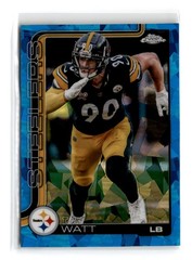 T.J. Watt 2025 Topps Chrome Sapphire Edition #258 Pittsburgh Steelers