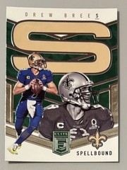 2018 Donruss Elite – Spellbound Drew Brees #SB-DB5 Green