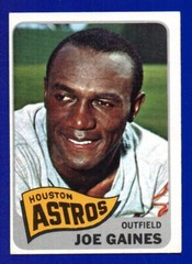 JOE GAINES astros 1965 TOPPS #594 EXMINT (OC) NICE CORNERS NO CREASES