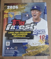 Topps 2026 Finest MLB BASEBALL Mega Box Mini Diamond Parallels NEW SHIPS TODAY
