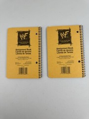 WWF 1998 Titan Sports Assignment Books Stone Cold, The Rock Brand New
