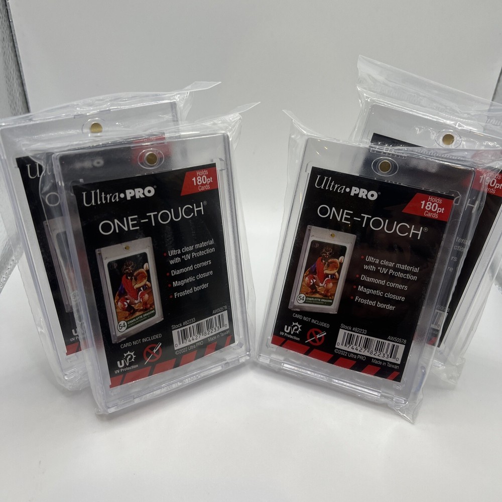 Ultra Pro One-Touch Thick Card 180pt Point Magnetic Card Holder – LOT of 4