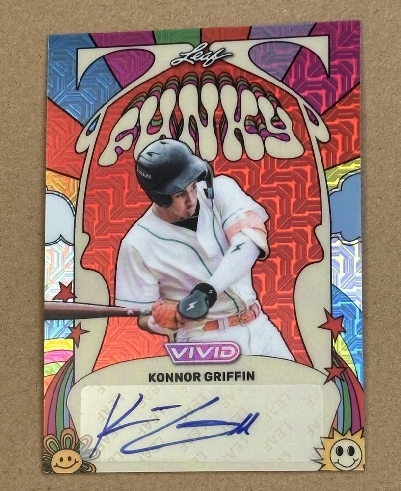 Konnor Griffin Auto /14 Funky – 2026 Leaf Vivid Baseball