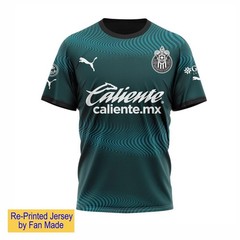 LIGA MX Chivas Guadalajara 2023-2024 Personalized Third 3D Shirt Size S-5XL