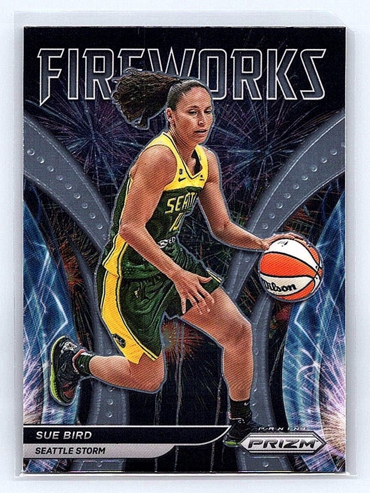 2022 Panini Prizm WNBA SUE BIRD Fireworks #5 HOF Storm